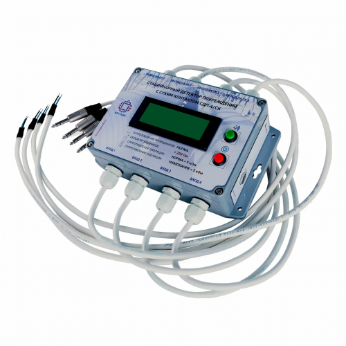 Детектор повреждений стационарный четырехканальный с сухим контактом ДПС-4АМ/СК ГОСТ Р 56380-2021 в Владивостоке
