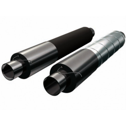 Концевой элемент трубопроводов ППУ ПЭ с закольцовкой проводников тип 1 09Г2С 45х3,5х37,5х2200 мм ГОСТ 8732-78