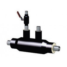 Кран шаровой с воздушником ППУ ПЭ тип 1 09Г2С LD 25х25х3,5х1900 мм ГОСТ 8732-78