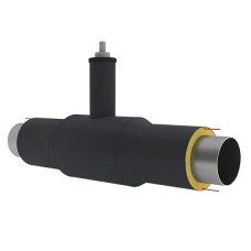 Кран шаровой ППУ ПЭ с МЗИ и выводом кабеля тип 1 Ст3сп LD 25х4х1900 мм ГОСТ 3262-75