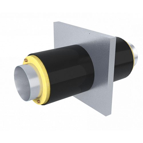 Опора неподвижная вариант А ППУ ПЭ с МЗИ и КВ тип 1 09Г2С 32х3,5х255х16х2500 мм ГОСТ 8732-78